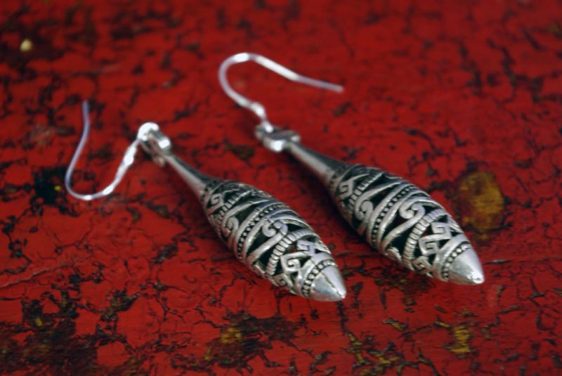 Miao Ethnic Earrings Ovale 5