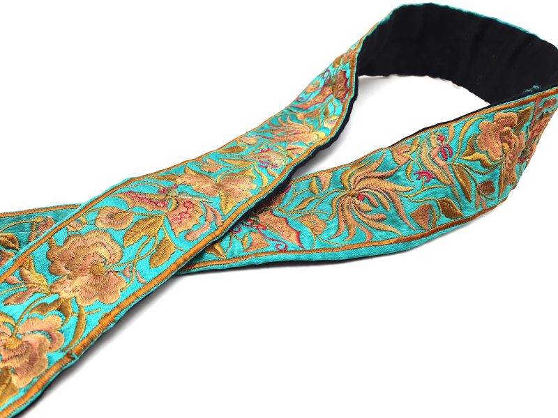 Miao Gürtel Stickerei Blau 2
