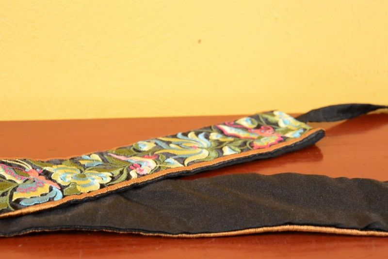 Miao Gürtel - Stickerei - Schwarz 4