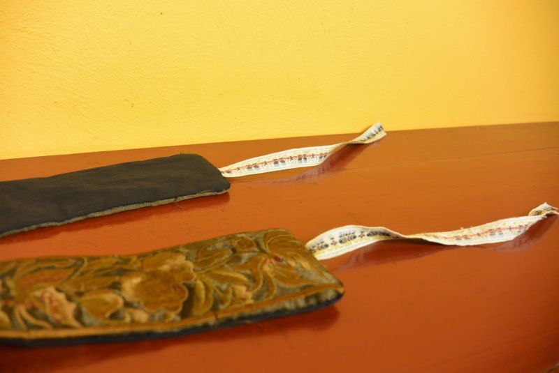Miao Gürtel Stickerei Schwarz und braun 5
