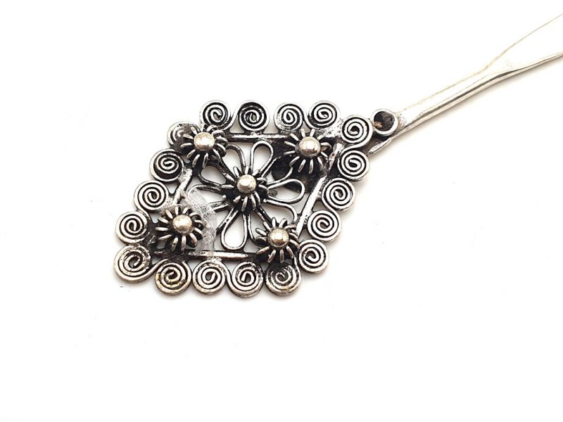 Miao Haarnadel Blume und Diamant 2
