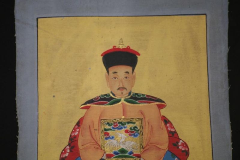 Ming Kleine Ahnenpaare und Kaiser Malerei Rosa 3