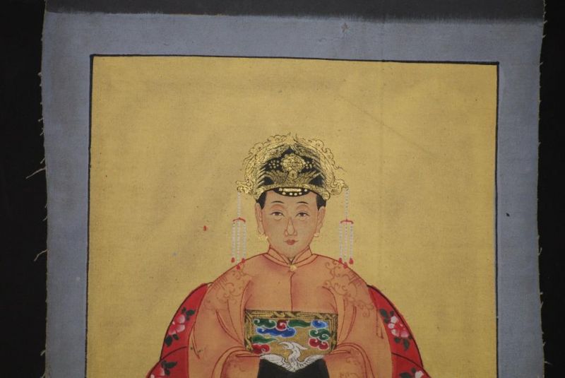 Ming Kleine Ahnenpaare und Kaiser Malerei Rosa 4