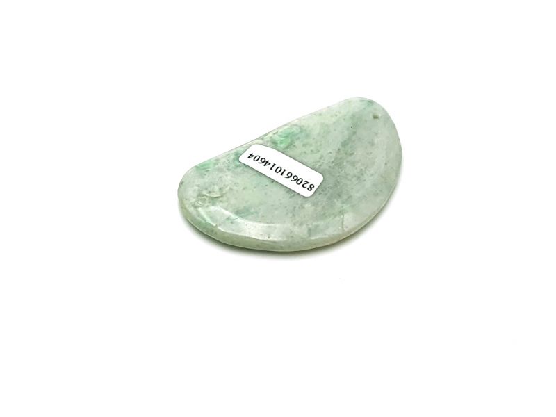 Mini Gua Sha en Jade real - Verde Claro 2