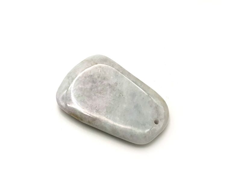 Mini Gua Sha en Jade real - Verde Claro 2