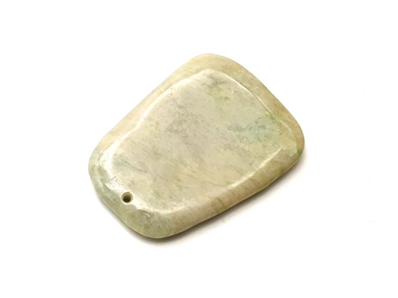 Mini Gua Sha en Jade real - Verde Manzana 1