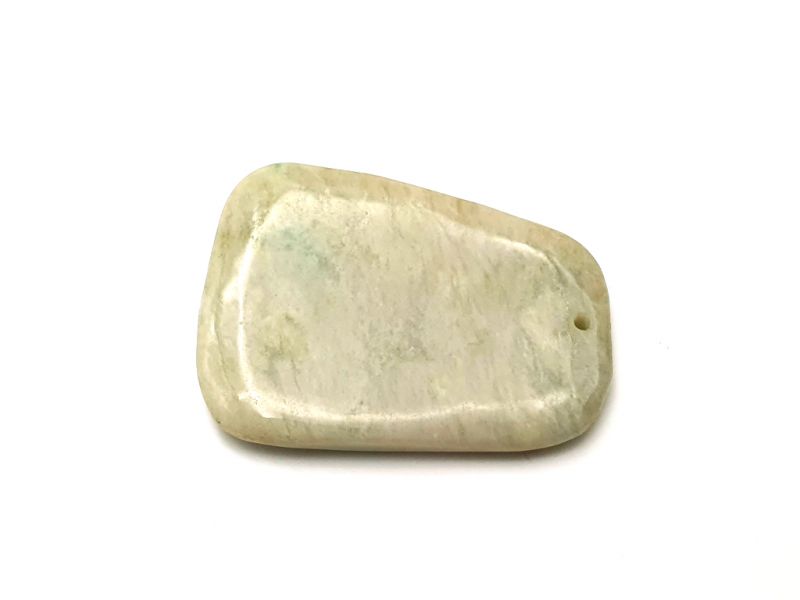 Mini Gua Sha en Jade real - Verde Manzana 2