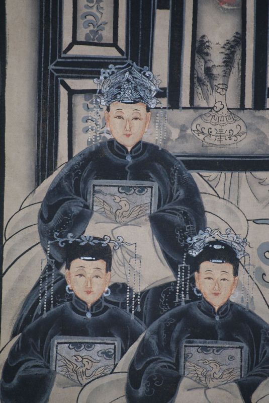 Modern Chinese ancestors Qing Dynasty 6 people 3