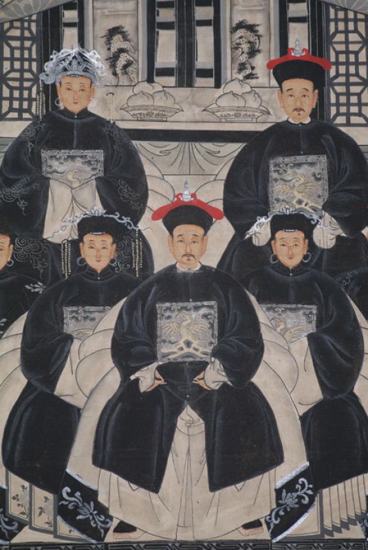 Modern Chinese ancestors Qing Dynasty 7 people 2