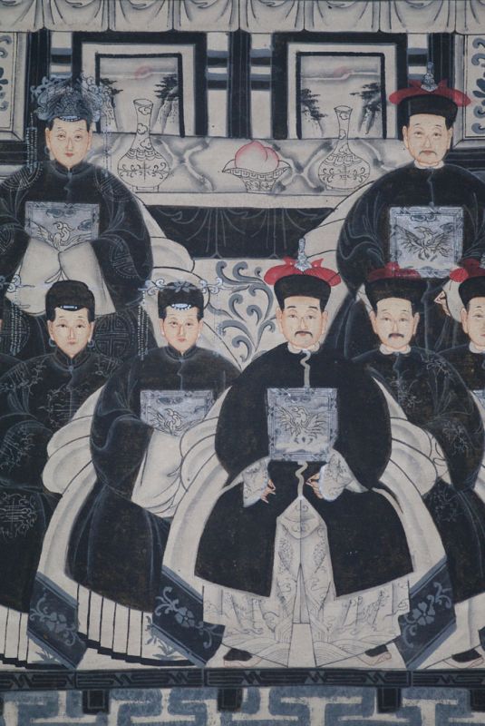 Modern Chinese ancestors Qing Dynasty 8 people 2