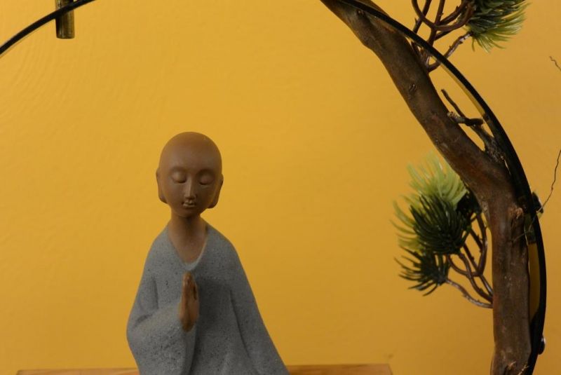 Modern Incense Holder - Art of China - Meditation monk 5
