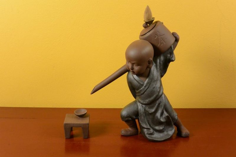 Modern Incense Holder - Art of China - Shaolin monk 2