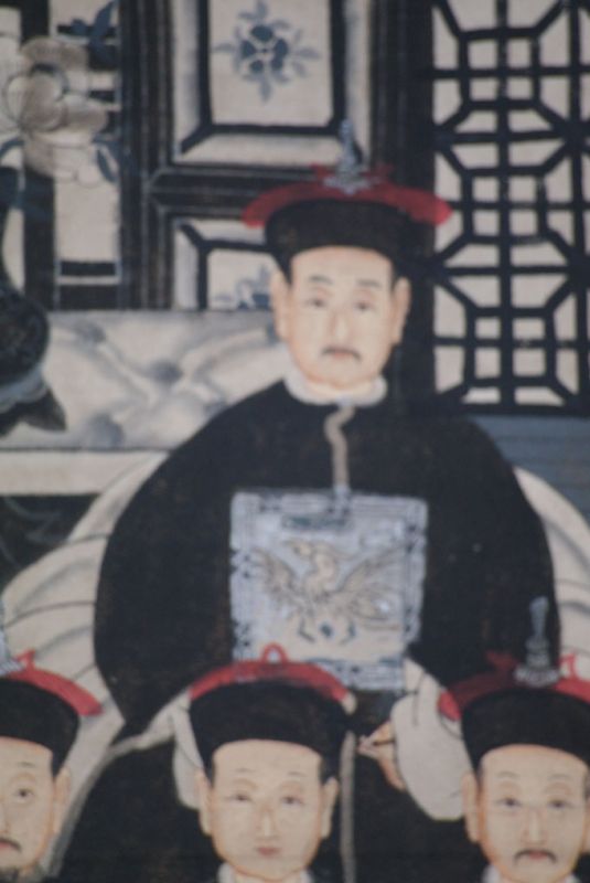 Moderne Chinesische Ahnenbilder Qing-Dynastie 8 Personen 4