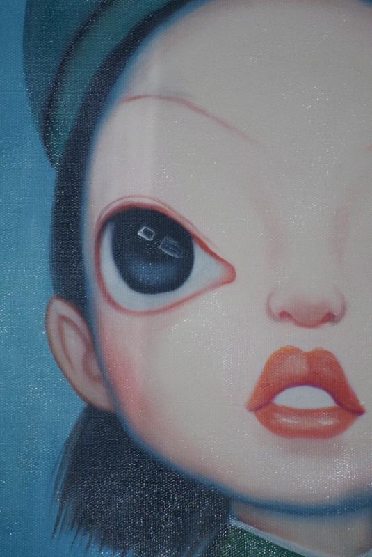 Moderne chinesische Malerei auf Leinwand - Ölgemälde - Das Aussehen 2 3