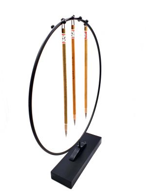 Moderner chinesischer Pinselhalter - 9 Pinselpositionen - Kreisform