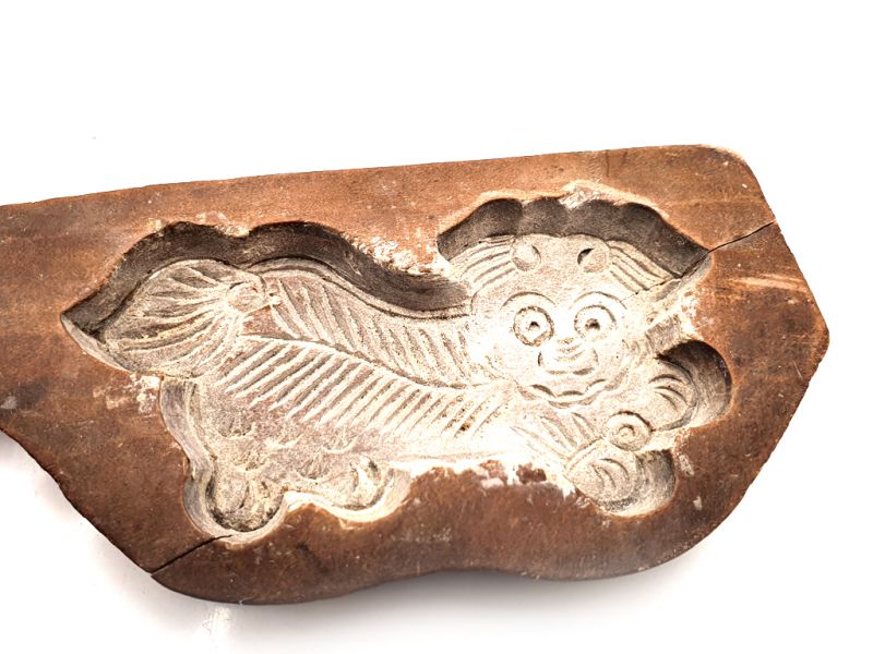Molde de madera Chino Leones de Fu 3
