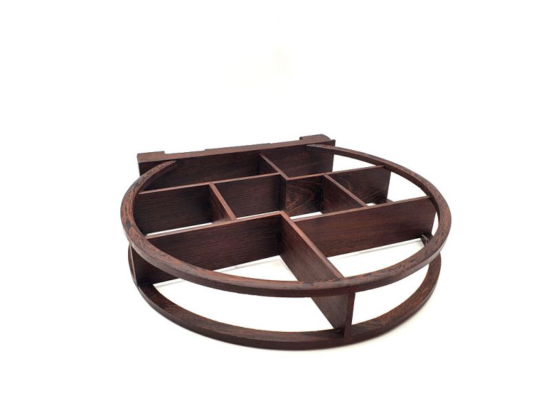 Haga clic en la imagen para ampliar Muebles Chinos pequeña - Estantería redonda - 30cm 3