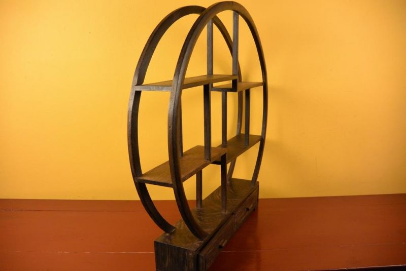 Muebles Chinos pequeña - Estantería redonda - 42cm 3
