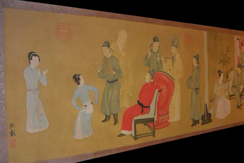 Muy Gran Escena chino Pintura Han Xizai 2