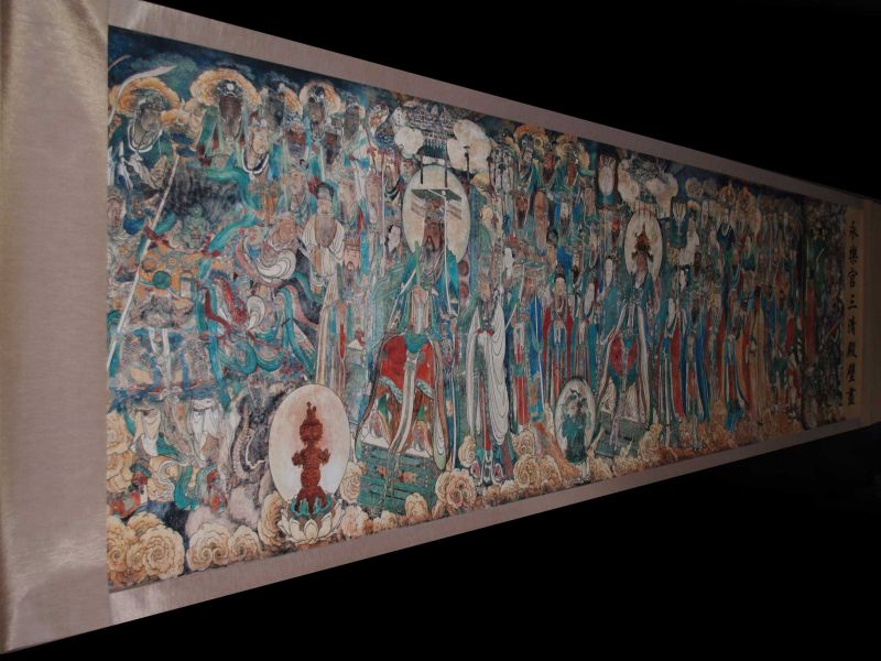 Muy Gran Escena chino - Pintura - Pintura budista 1
