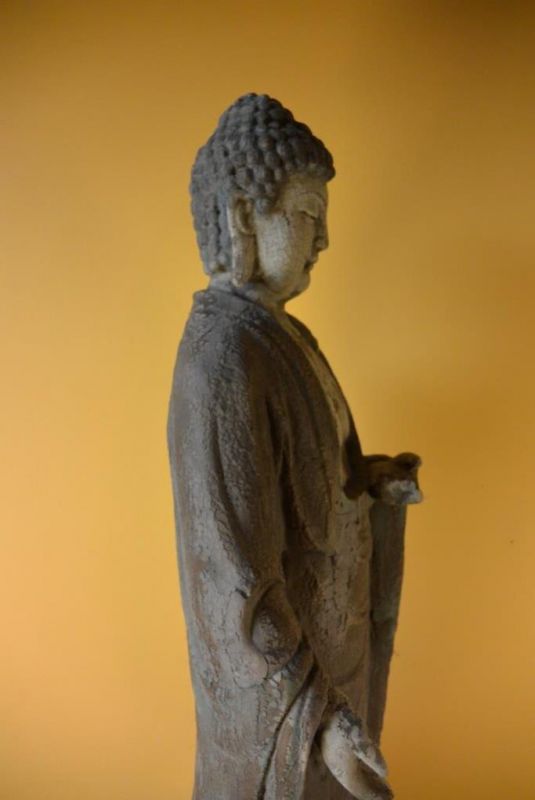 Muy Gran estatua de madera de China - Buda de pie 4