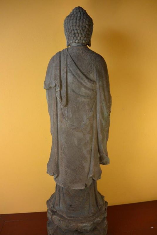 Muy Gran estatua de madera de China - Buda de pie 5