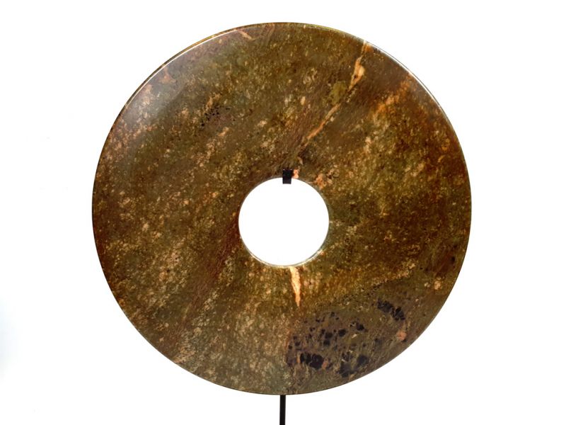 Muy grandes discos Bi de Jade 35cm Castaño 1