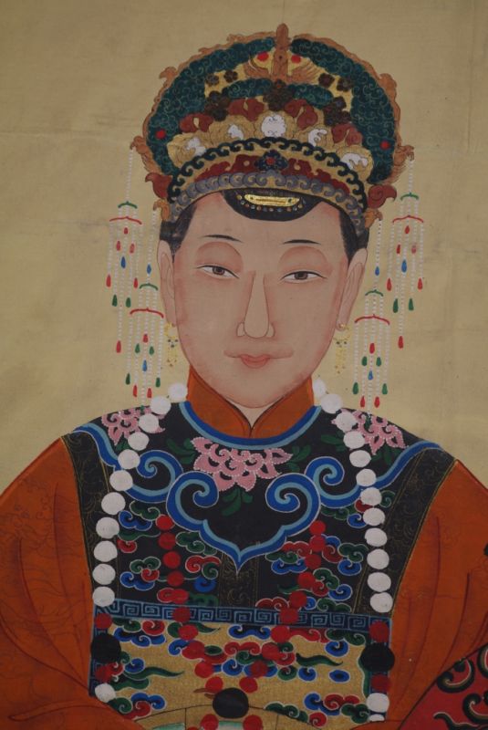 Muy grandes Pareja de ancestros Chinos Emperador 3