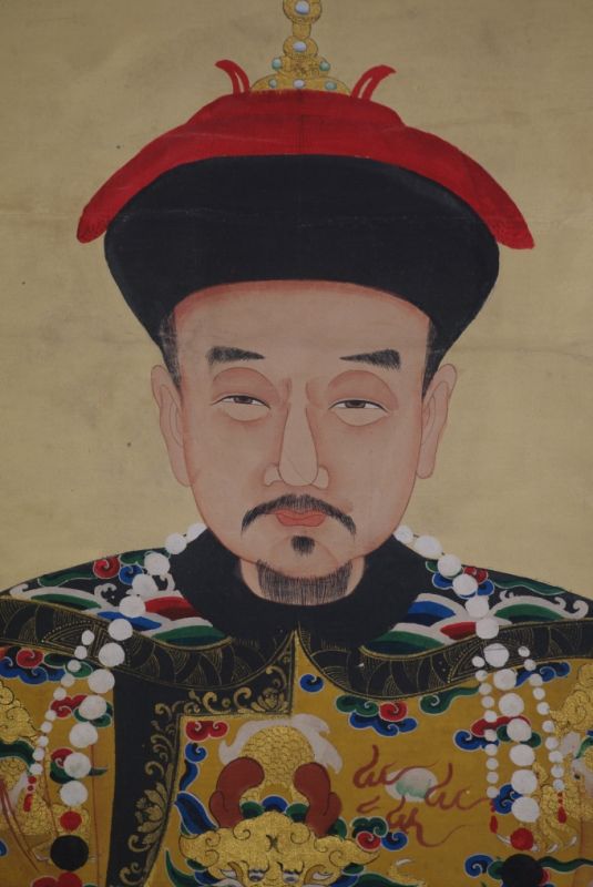 Muy grandes Pareja de ancestros Chinos Emperador 4