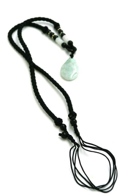 Necklace with Jade pendant Buddha tear 3
