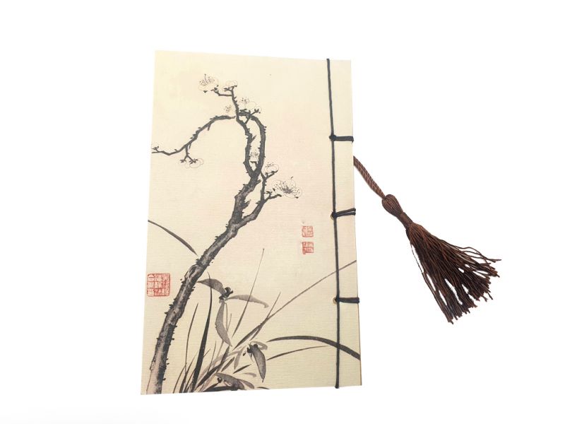 Click thumbnail to enlarge and hover over the picture to zoom Notebook for Calligraphy - Rice paper - Chinese Cherry - 80 leaves 4
