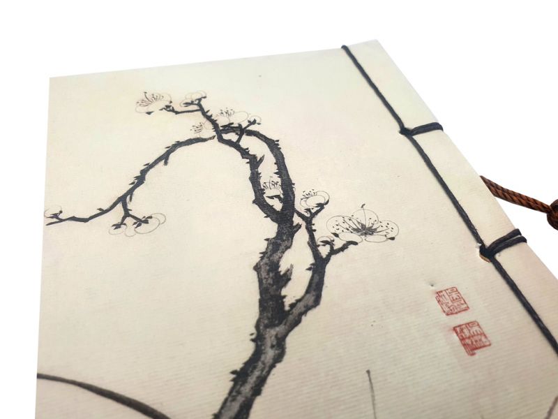 Click thumbnail to enlarge and hover over the picture to zoom Notebook for Calligraphy - Rice paper - Chinese Cherry - 80 leaves 5