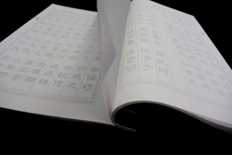 Notizbuch für Kalligraphie - Großes Notizbuch mit Charakteren 3