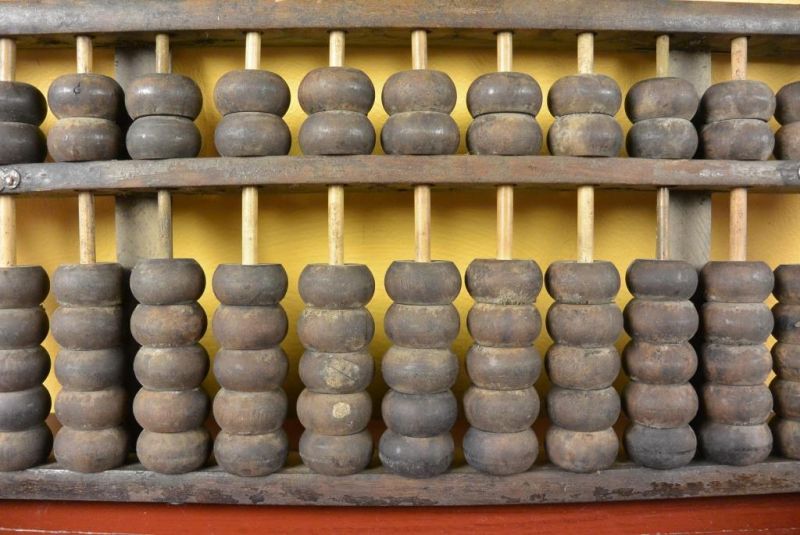 Old Abacus - Abacus in wood from China 3