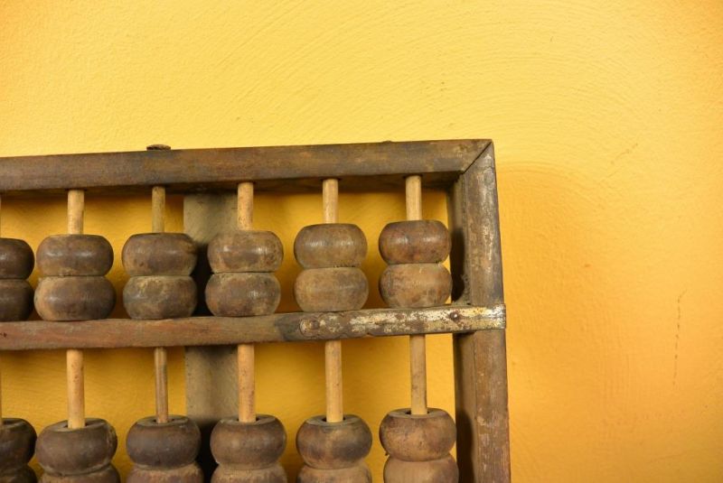 Old Abacus - Abacus in wood from China 4