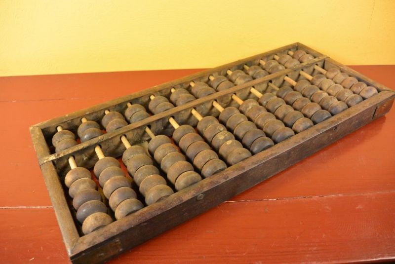 Old Abacus - Abacus in wood from China 5