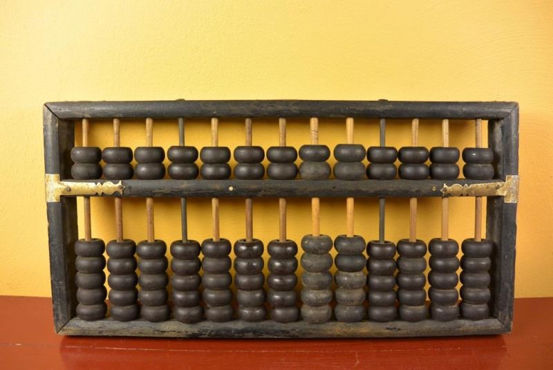 Old Abacus Japanese schoolboy 1