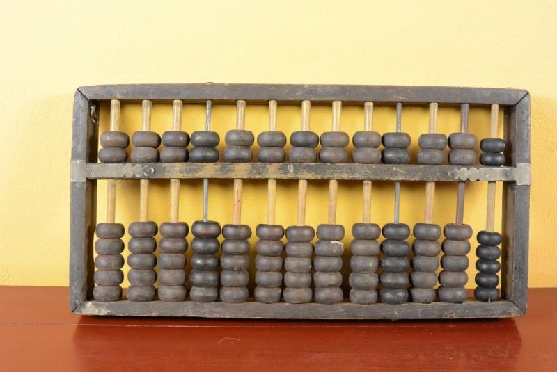 Old asian Abacus in wood 1