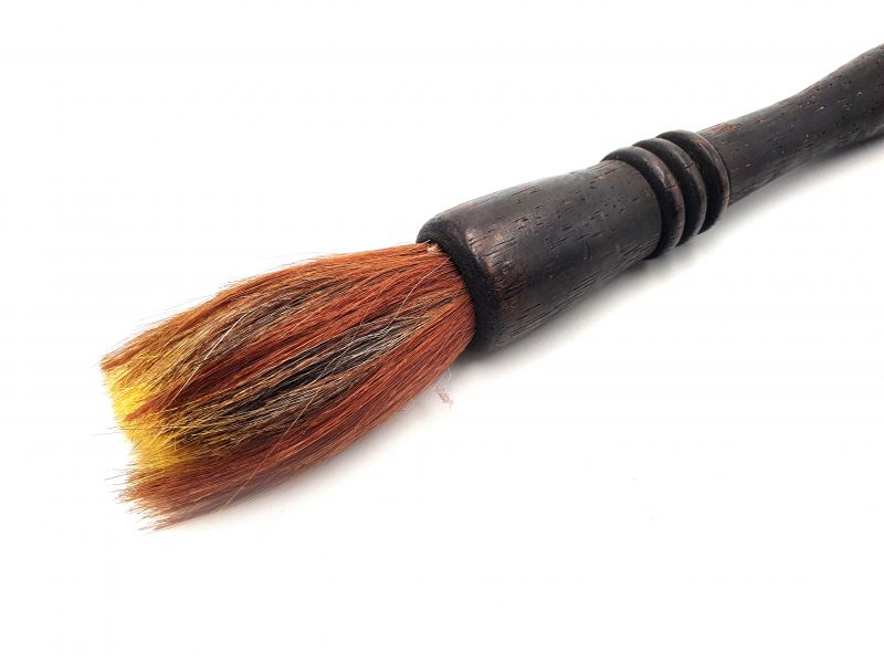 Old Chinese Brush - Wood - Chinese school 2