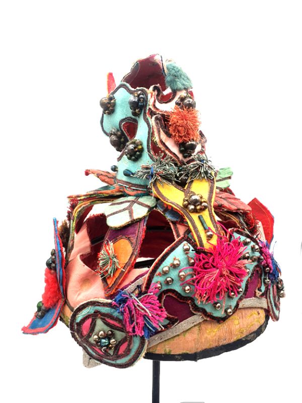 Old Chinese child headdress Happiness 2