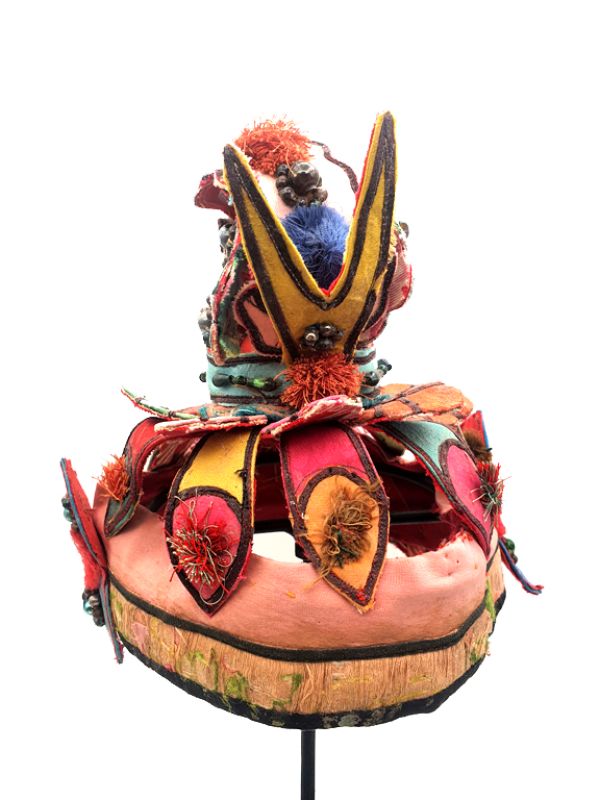 Old Chinese child headdress Happiness 5