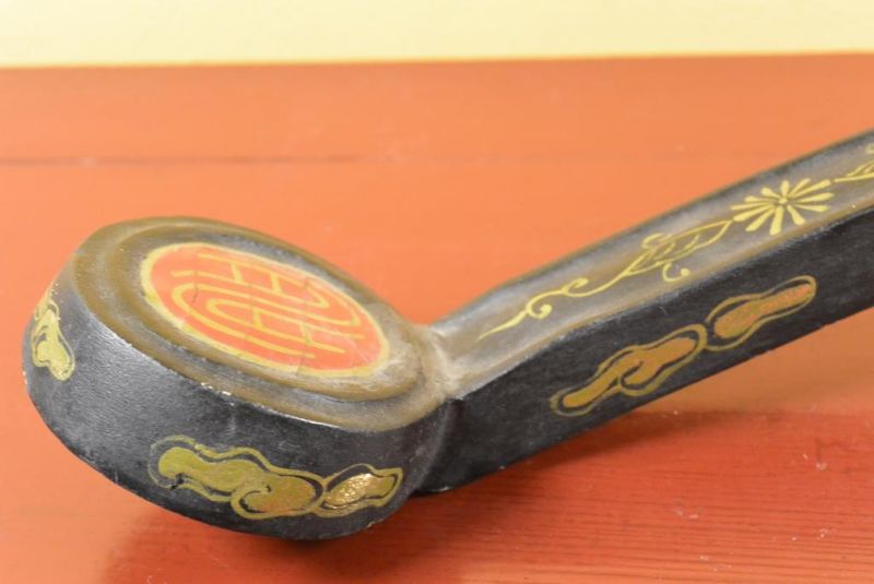 Old Chinese Lacquer -Ruyi Scepter 2 2