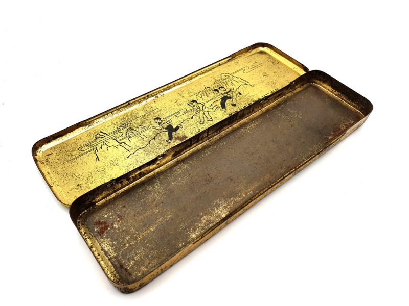 Old Chinese pencil boxes - The forest of birds 3