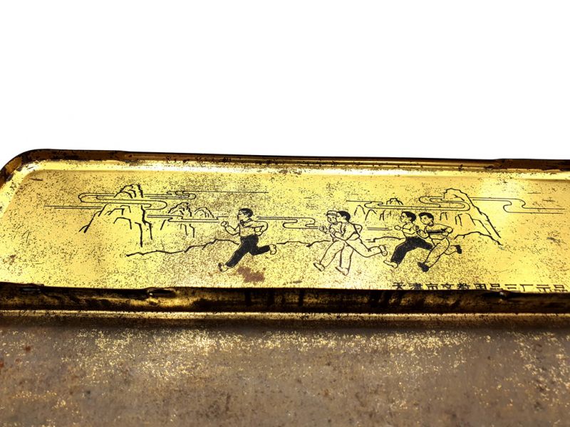 Old Chinese pencil boxes - The forest of birds 4