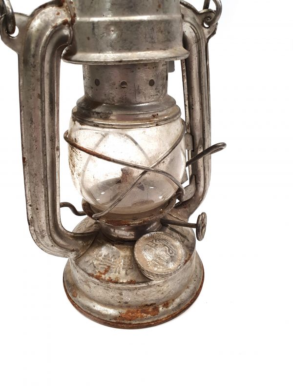 Old chinese Safety Lamp - Aluminium 2