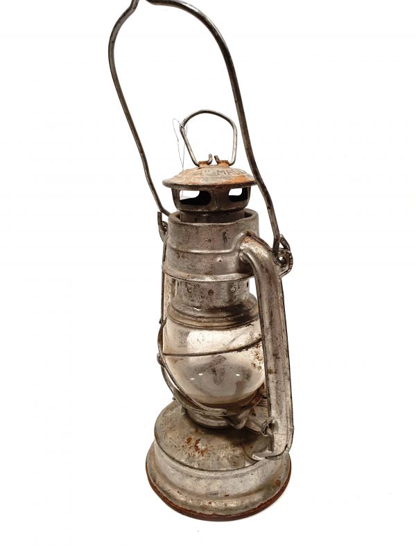 Old chinese Safety Lamp - Aluminium 4