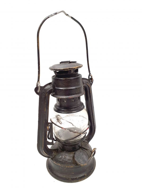 Old chinese Safety Lamp - Black 1