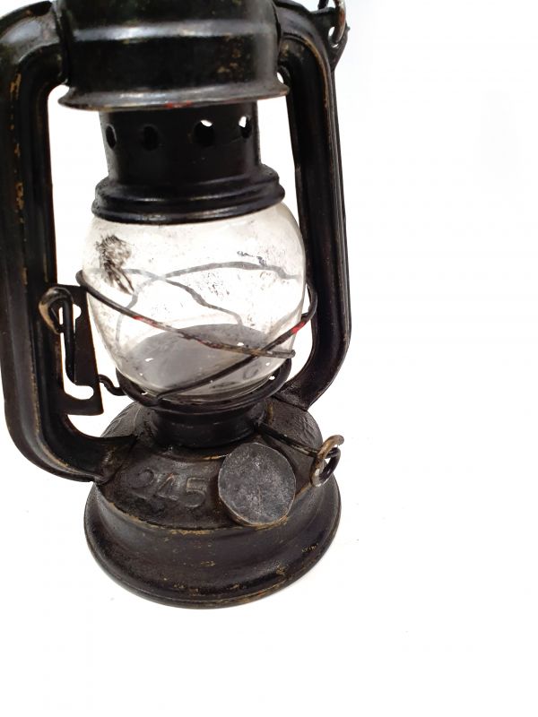 Old chinese Safety Lamp - Black 2