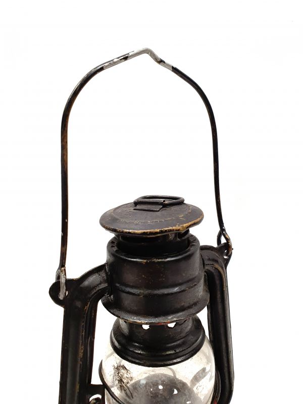 Old chinese Safety Lamp - Black 3