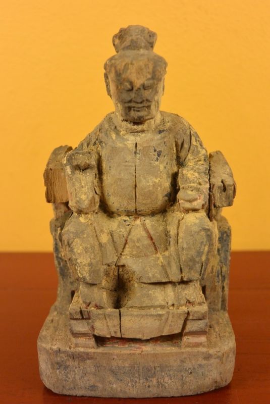 Old Chinese Statue Statue of ancestor